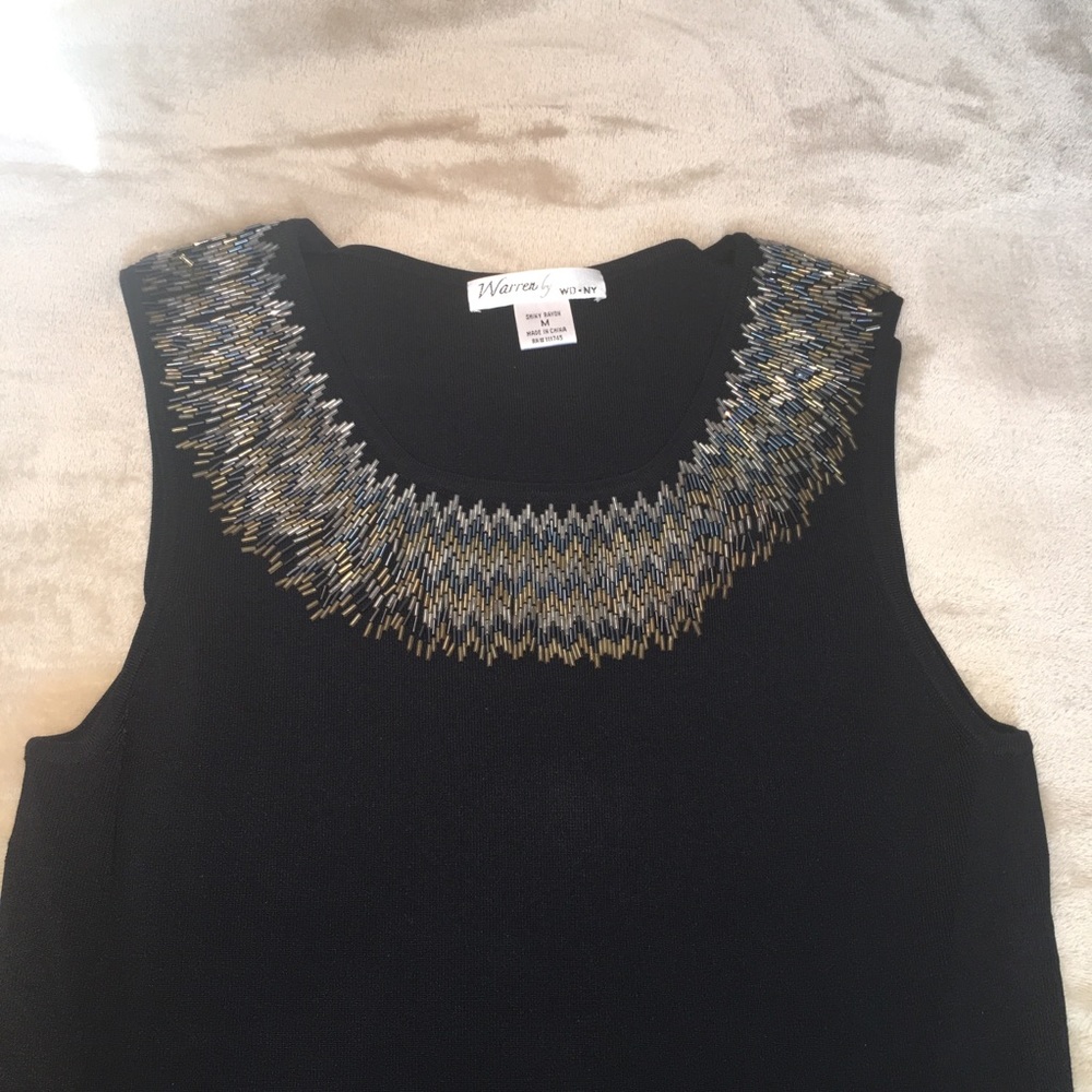 Warren by WD NY Size Medium Sleeveless Tank Top